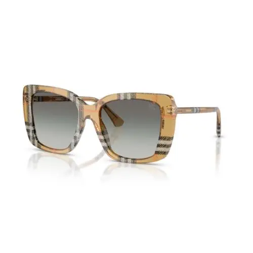 Women`s 54mm Checker Sand Sunglasses BE4456-416311-54 by Burberry