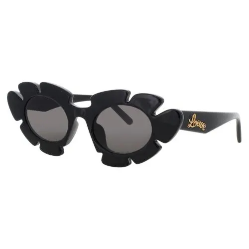 LW40088U 01A Sunglasses Black Frame Smoke Lenses 47mm by Loewe