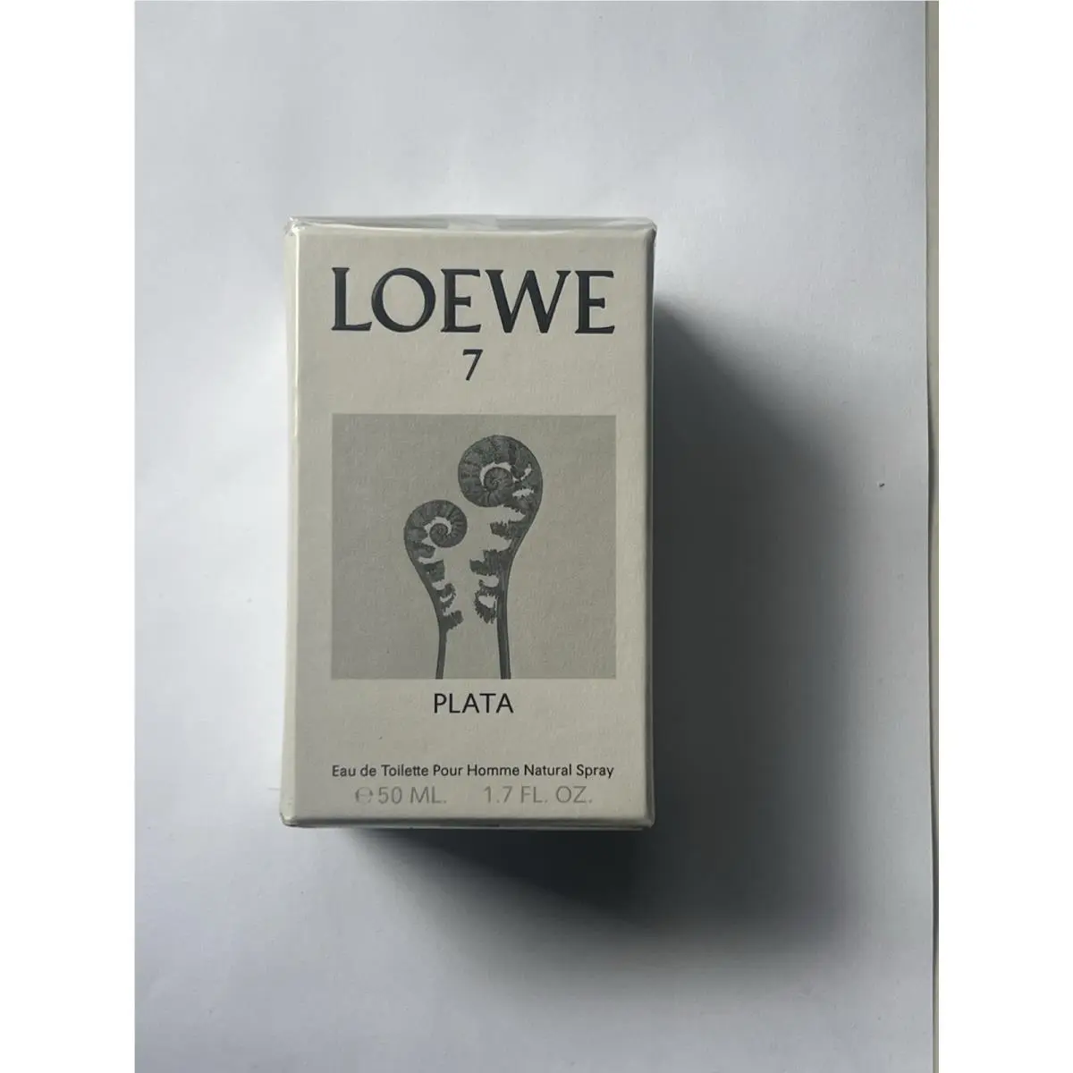 Loewe 7 Plata 1.7 OZ / 50 ml Eau de Toilette Pour Homme Spray Box Rare