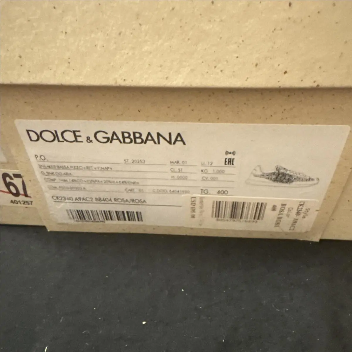 Dolce & Gabbana shoes - CK2203 AS115 - Pink (UPC: 8056265785703) 2