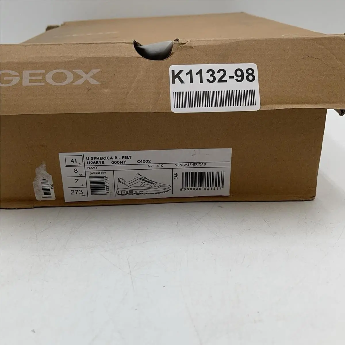 Geox shoes - Geox Spherica B Felt - Spherica Felt - U26BYB - Blue 11