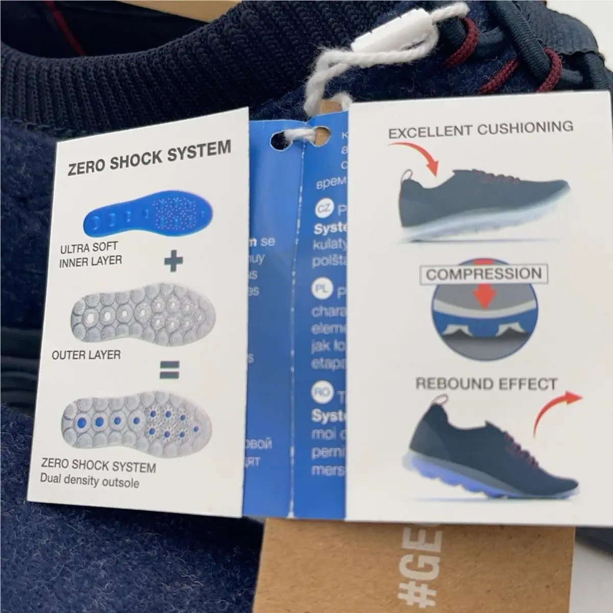 Geox shoes - Geox Spherica B Felt - Spherica Felt - U26BYB - Blue 3