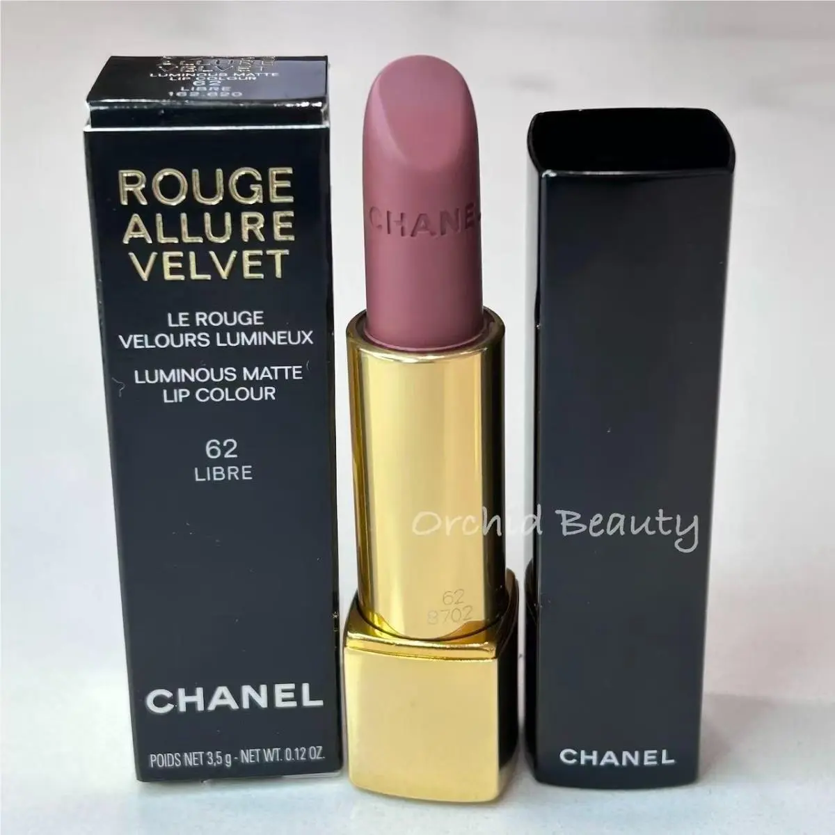 Lipstick Full Size 3 g/0.1 oz 3.5g/0.12oz 62 Libre (Luminous Matte) by Chanel