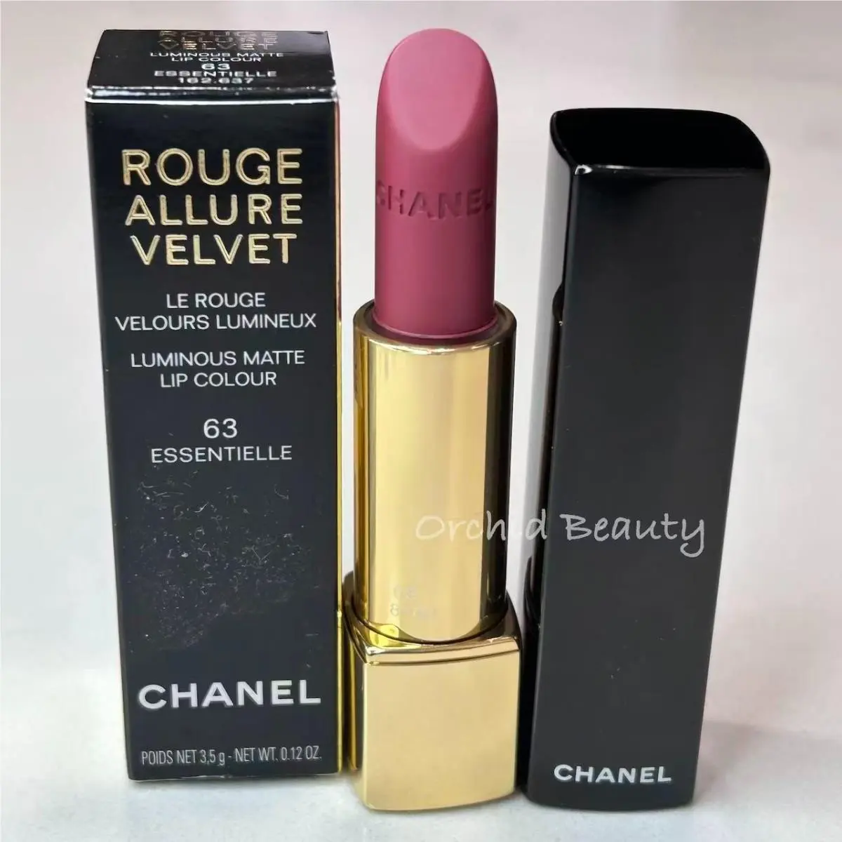 Lipstick Full Size 3 g/0.1 oz 3.5g/0.12oz 63 Essentielle (Luminous Matte) by Chanel