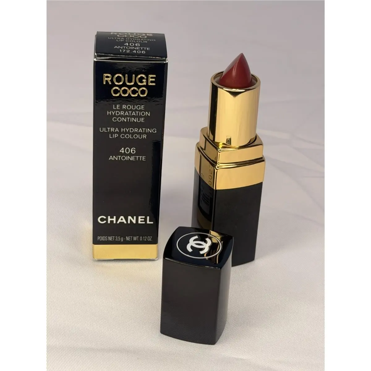 Chanel Rouge Coco 406 Antoinette Ultra Hydrating Lipstick Rare