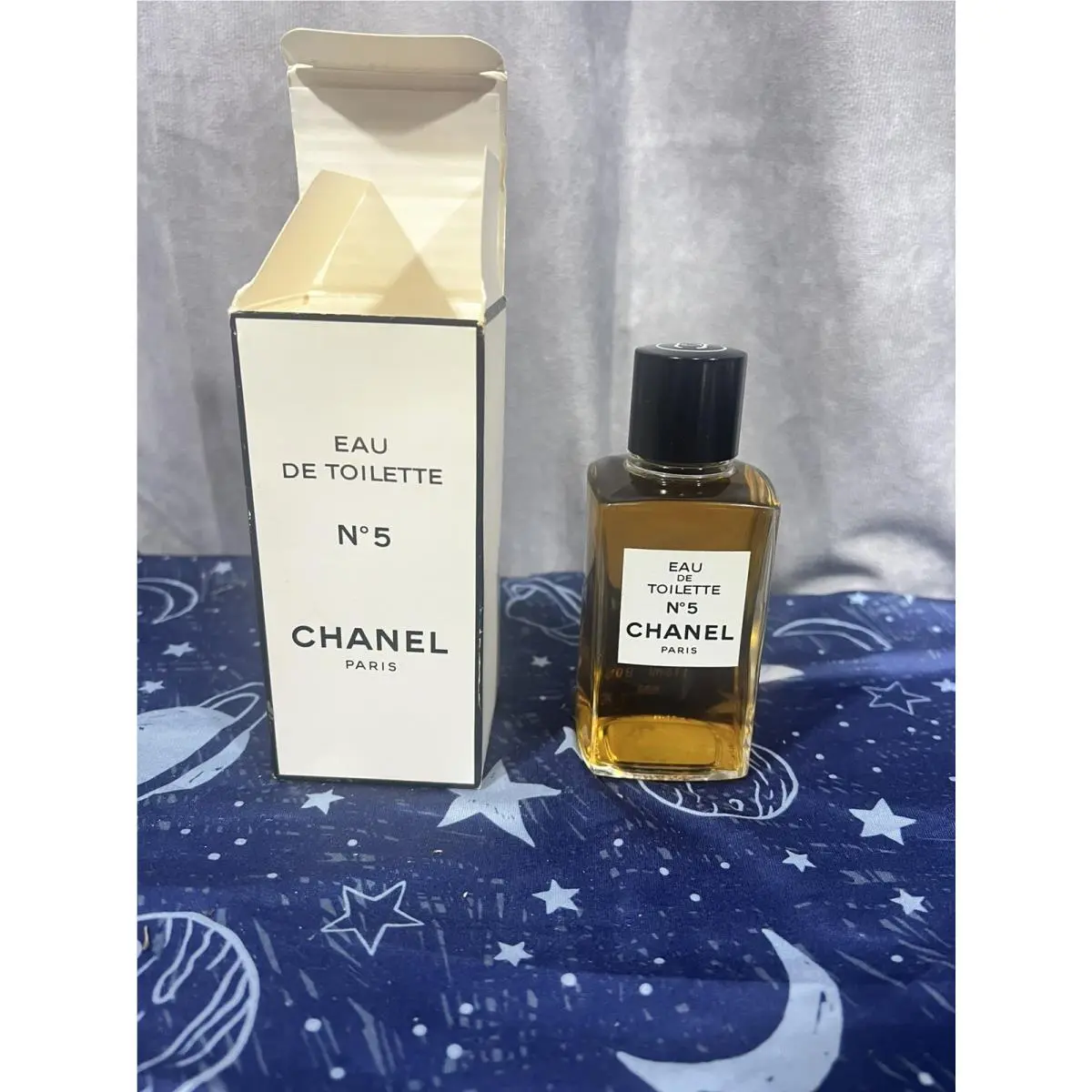 Vintage Chanel No. 5 Eau de Toilette 4 oz 118 ml Splash Made in France with Orig