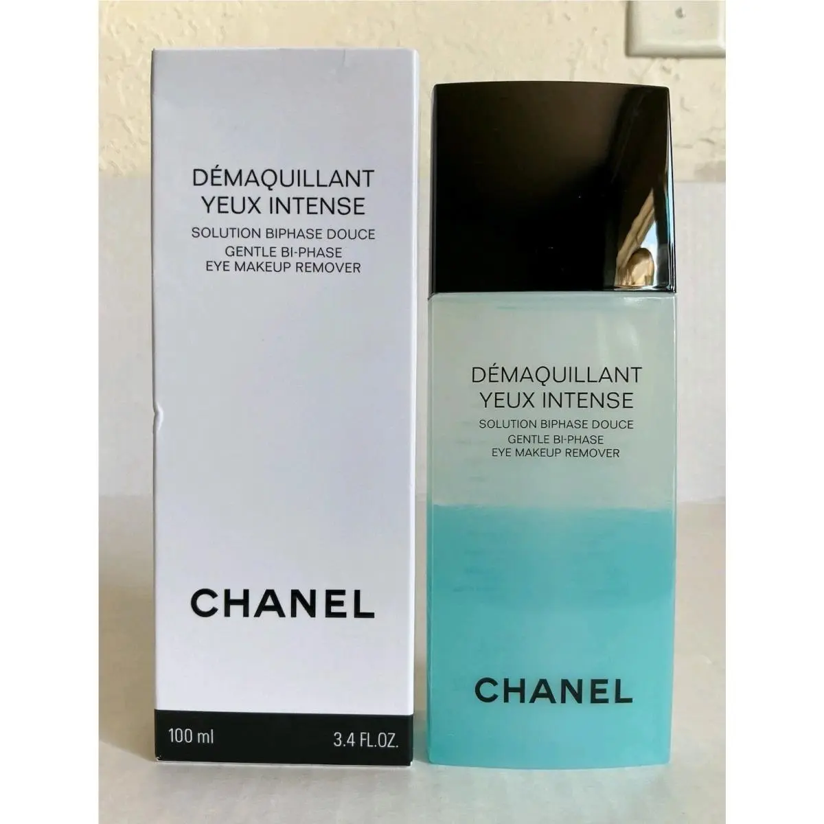 Chanel Démaquillant Yeux Intense Gentle Bi-phase Eye Makeup Remover 3.4oz Liquid