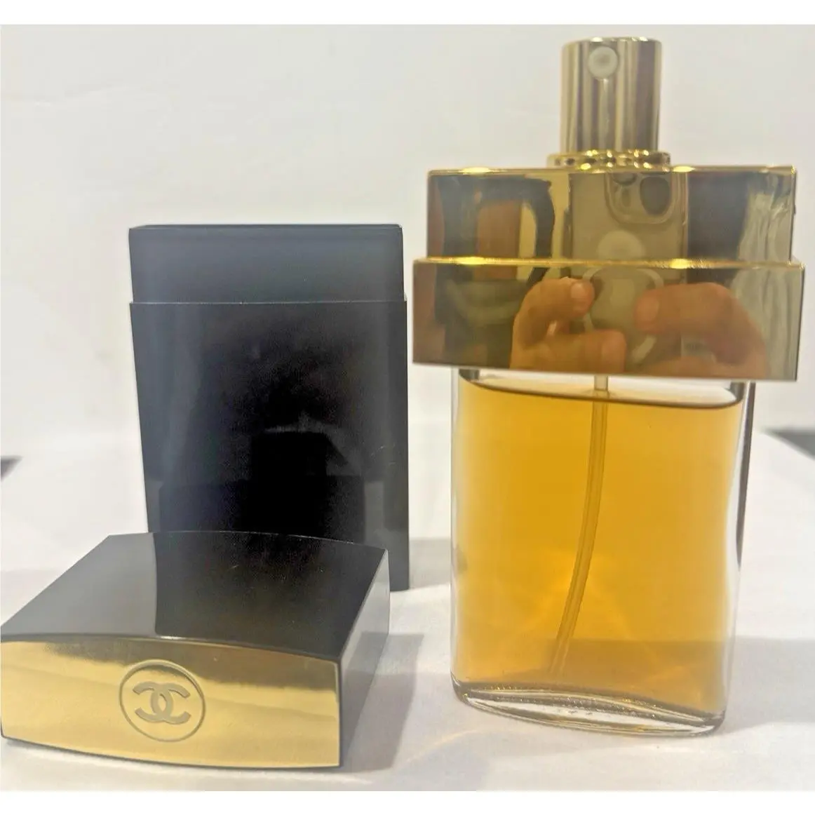 Chanel No. 5 Eau de Parfum Spray 1.7 oz 50ml Black Gold Bottle Vintage