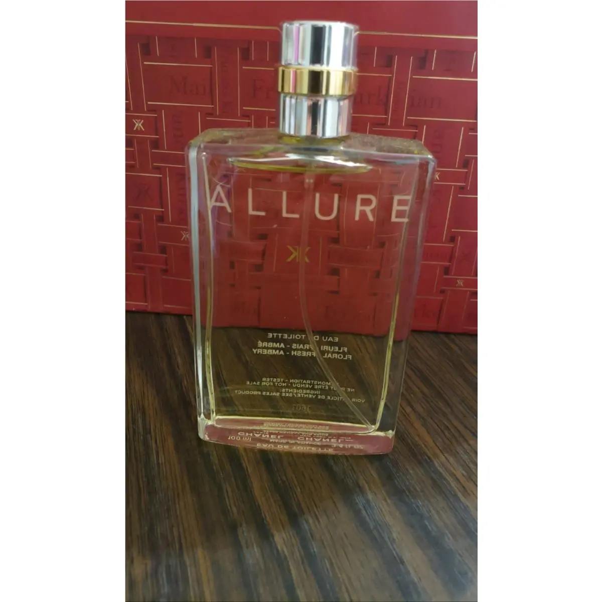 Chanel Allure Eau de Toilette Spray 3.4 oz Women No Box
