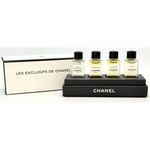 Chanel Les Exclusifs Discovery Coffret Set 4x4ml Coromandel Sycomore Beige Edt