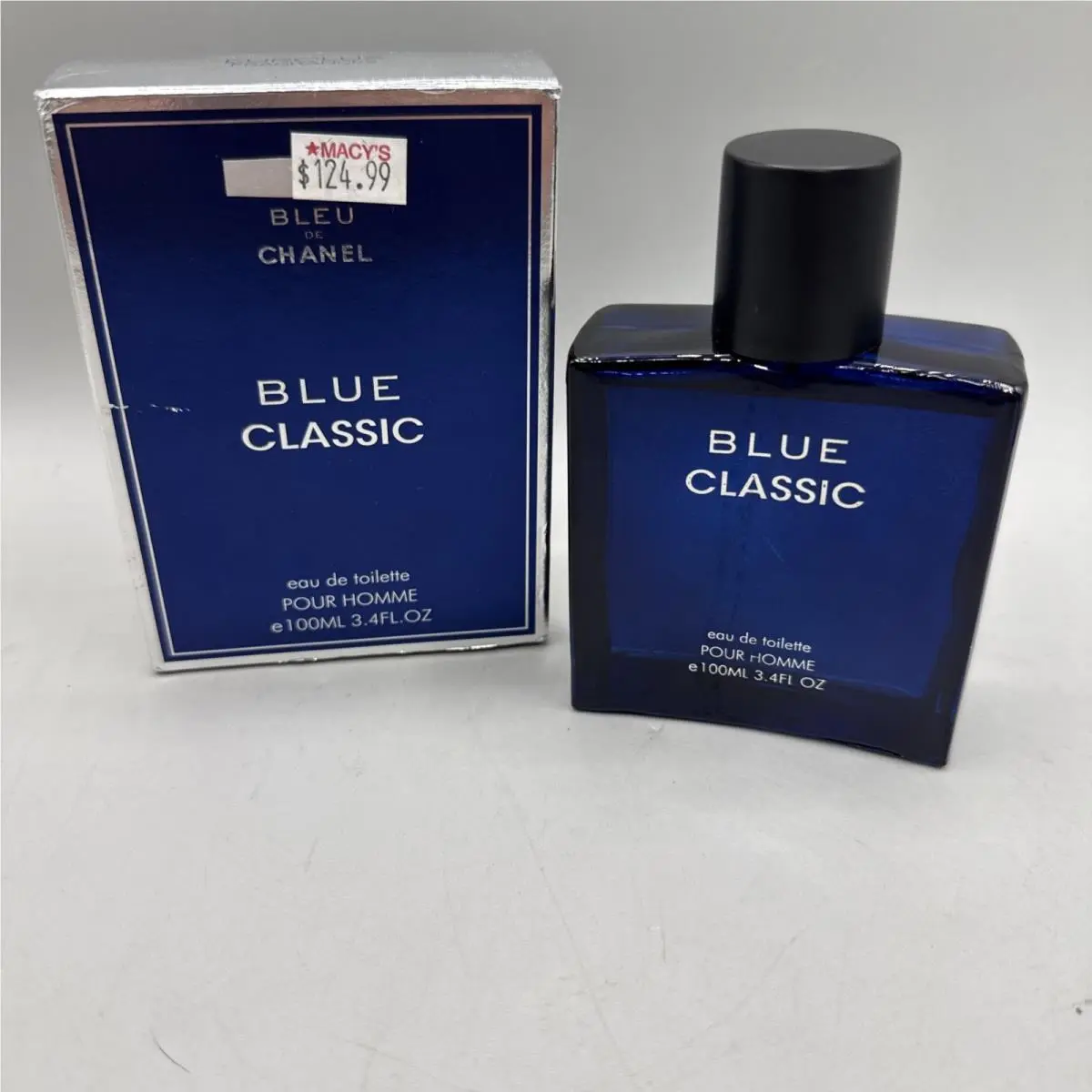 Bleu de Chanel Eau de Toilette Spray Men 3.4 oz 100ml