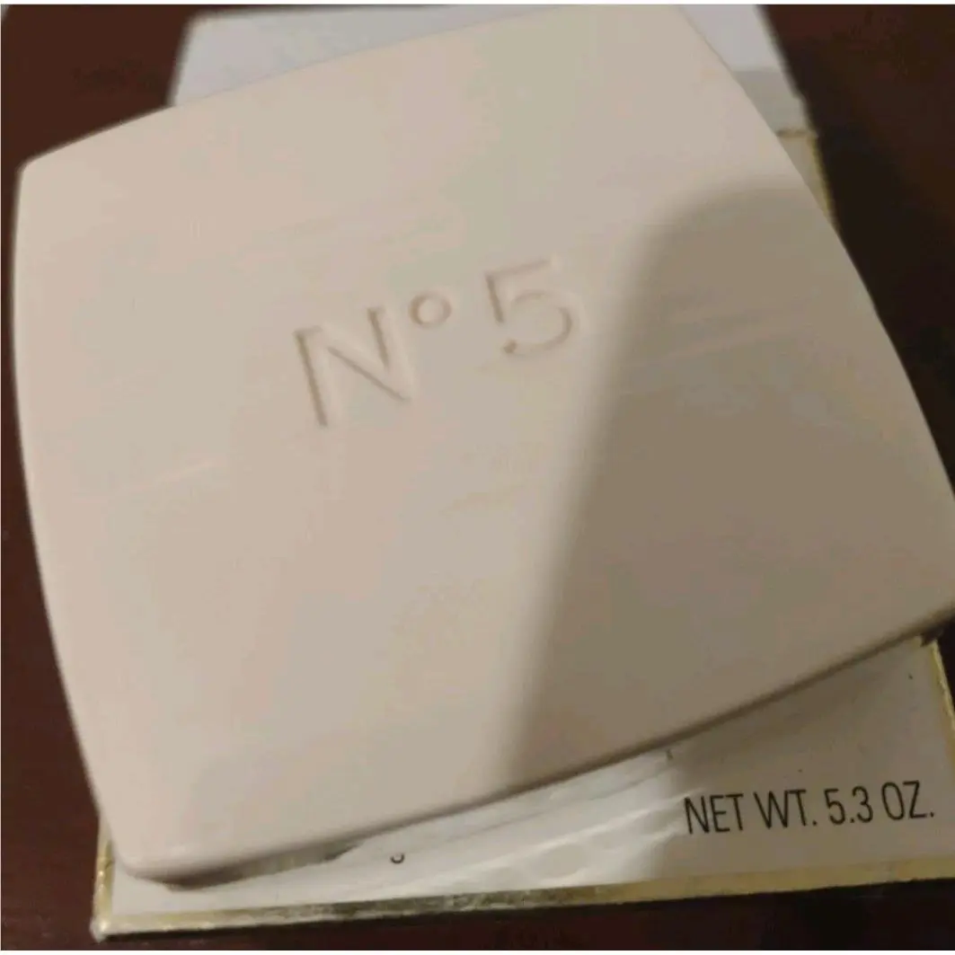 Vintage Chanel No. 5 Perfumed Bath Square Bar Soap 5.3 oz Bar