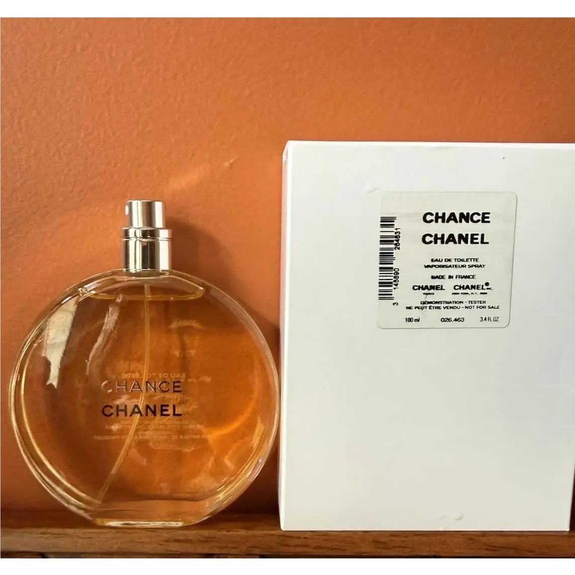 Chanel Chance Edt 3.4 Oz 100ml Never Sprayed T No Cap