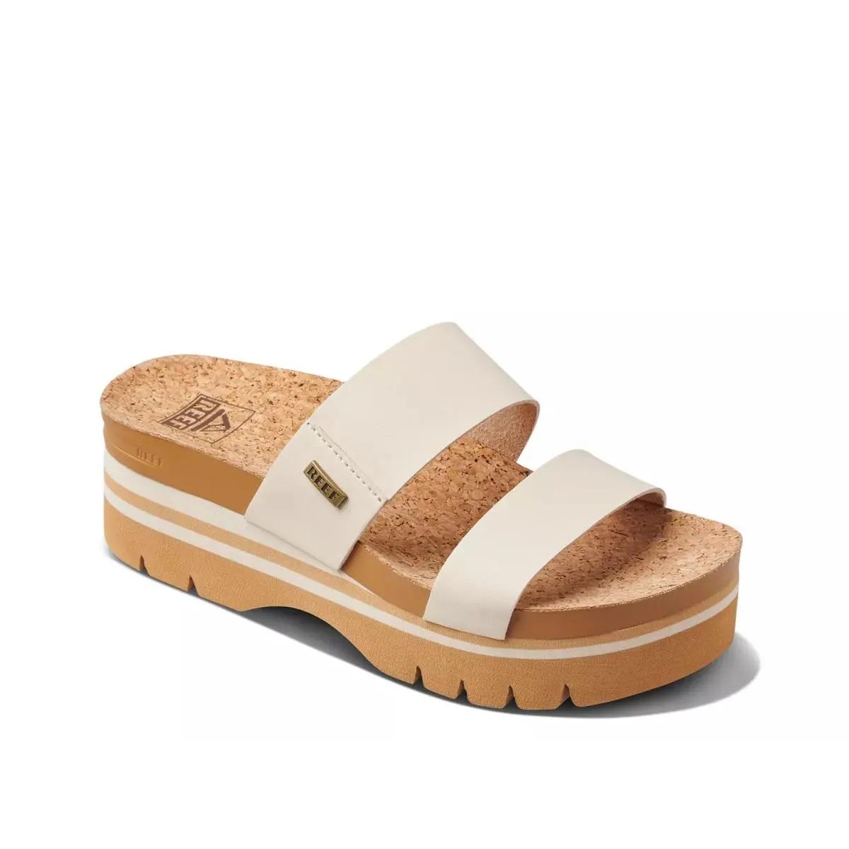 Women`s Sandals Reef Cushion Vista Higher Sandal - Vintage White