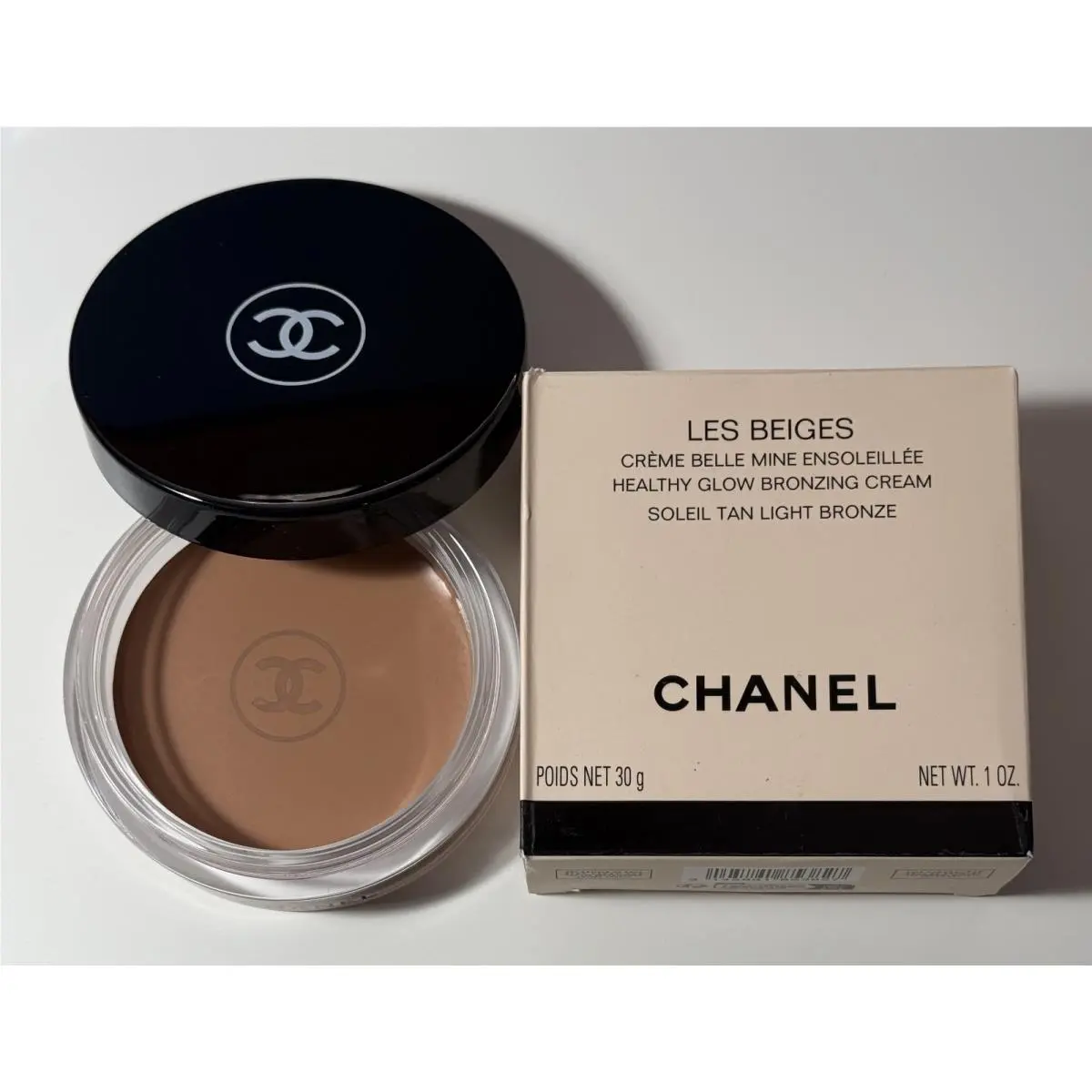 Chanel Soleil Tan Light Bronze Les Beiges Healthy Glow Bronzing Cream W/box
