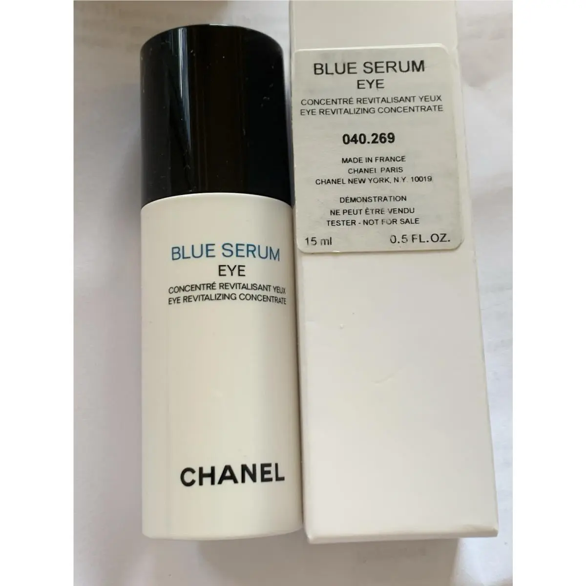 Chanel Blue Serum Eye Revitalizing Firming Eye Serum