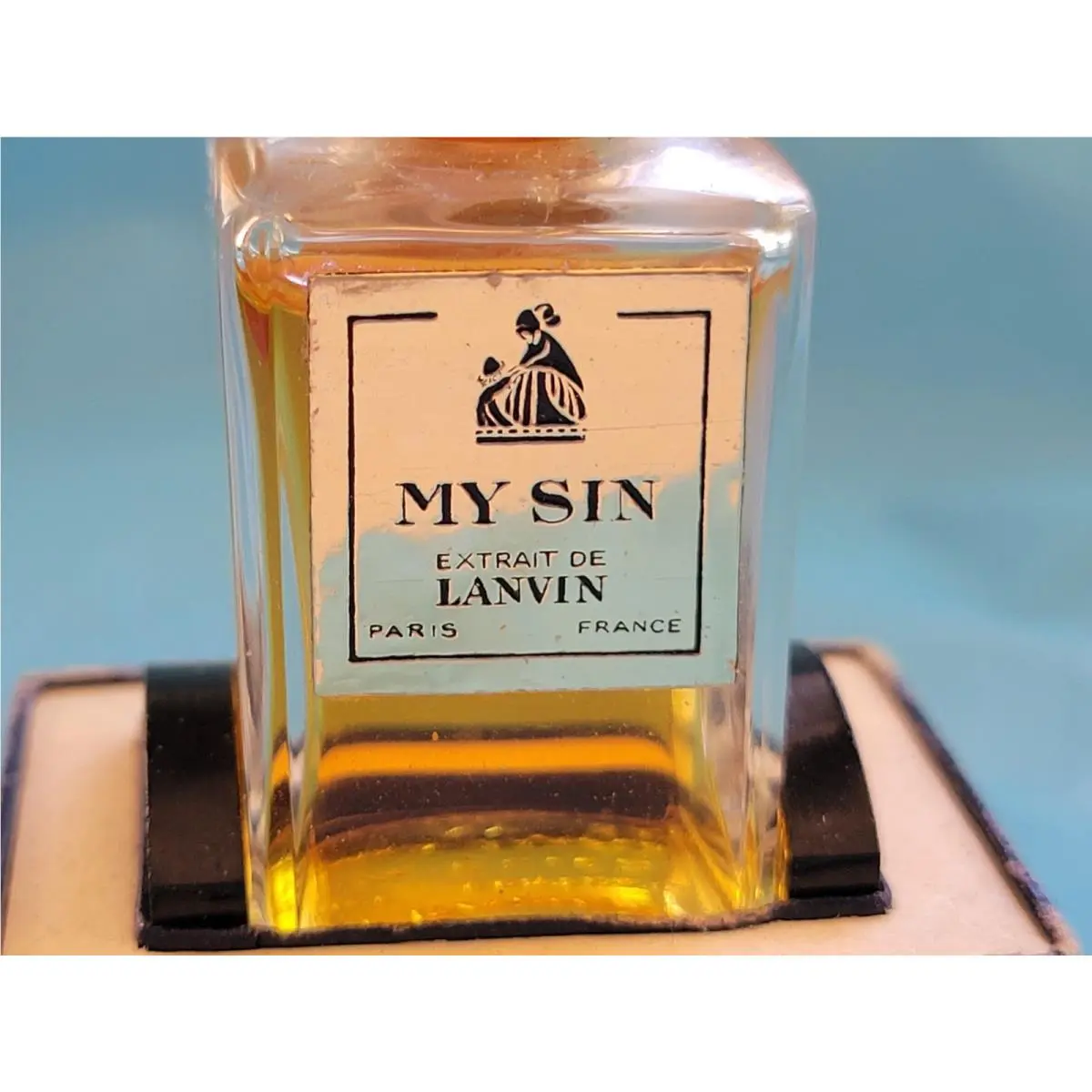 Vintage My Sin  Paris Parfum 1/4 fl oz Extrait Full by Lanvin