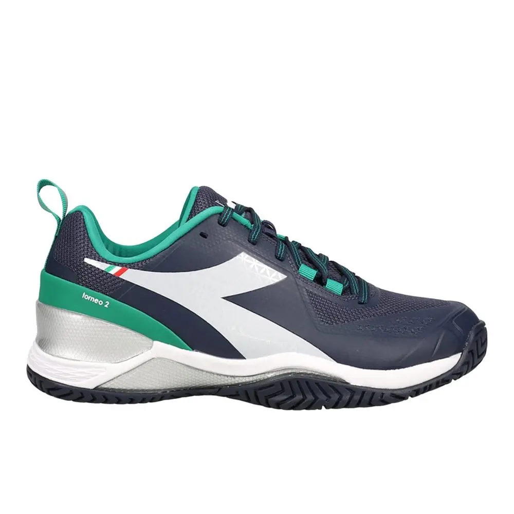 Diadora shoes - diadora Blushield Torneo 2 All Ground Tennis - 179502-C1512 - Blue 4