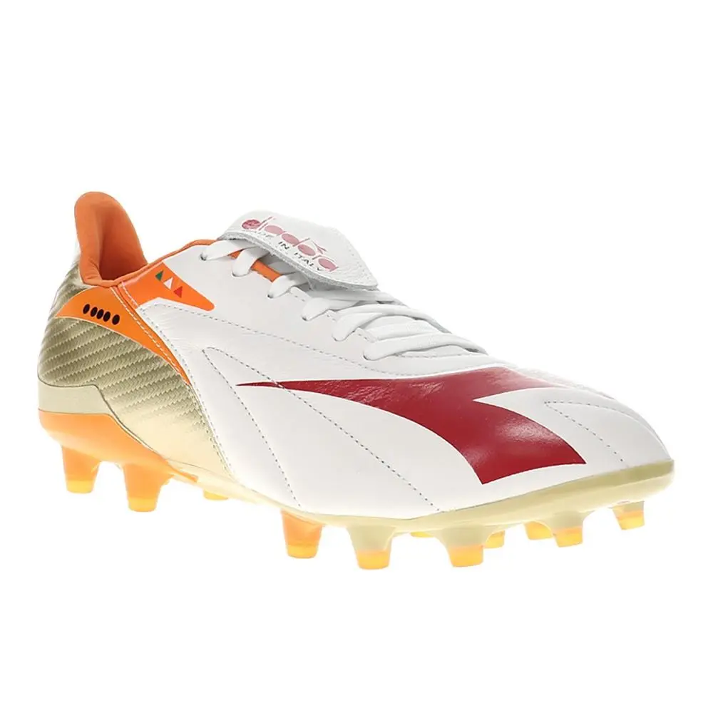 Diadora shoes - diadora Maximus Elite Ita T Slx Soccer Cleats - 180725-D1022 - Gold, White 5