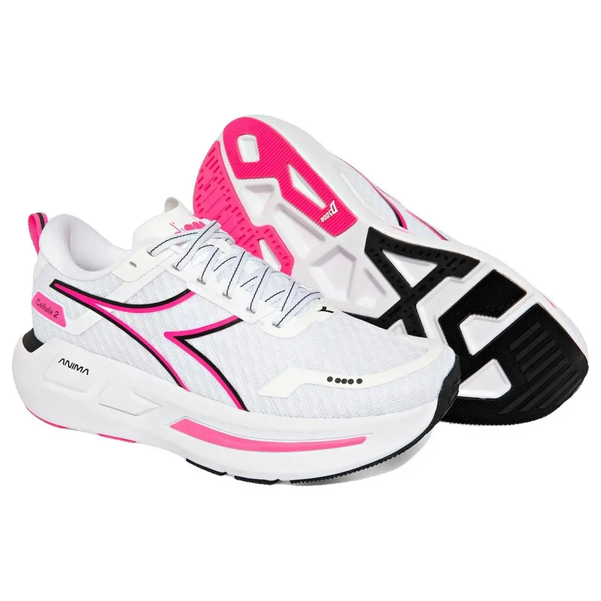 Diadora shoes - Diadora Cellula 2 - Cellula - 182718-D0329 - White/Black/Pink Fluorescent 7