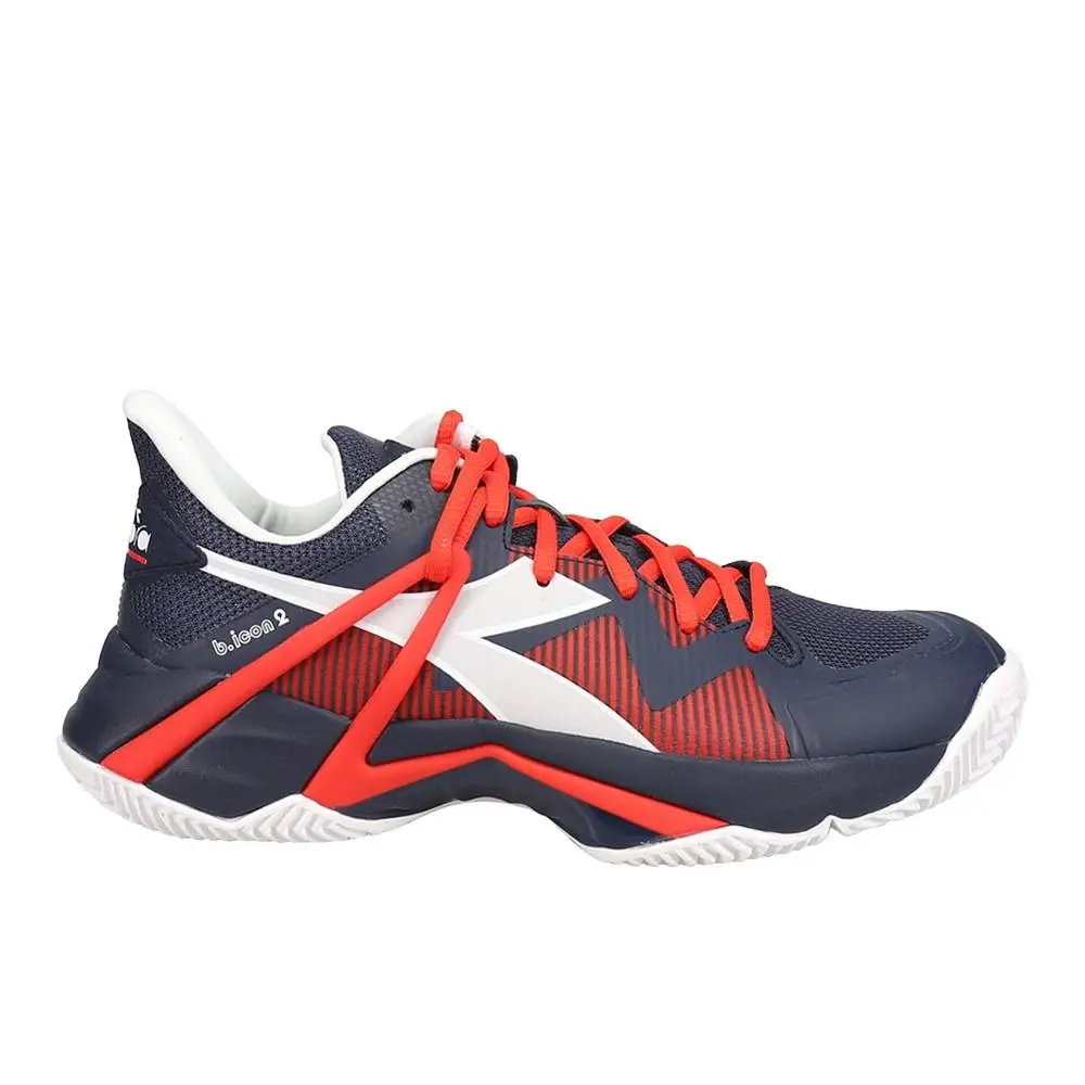 Diadora B.icon 2 Clay Tennis Mens Blue Sneakers Athletic Shoes 179106-D0272