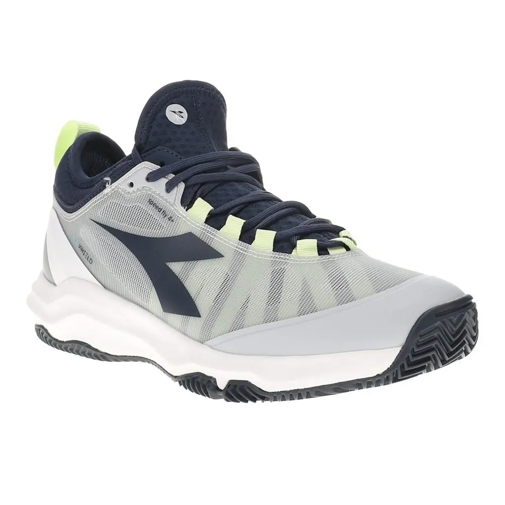 Diadora shoes - diadora Speed Blushield Fly 4 Plus Clay Tennis - 179509-D1035 - Grey 5