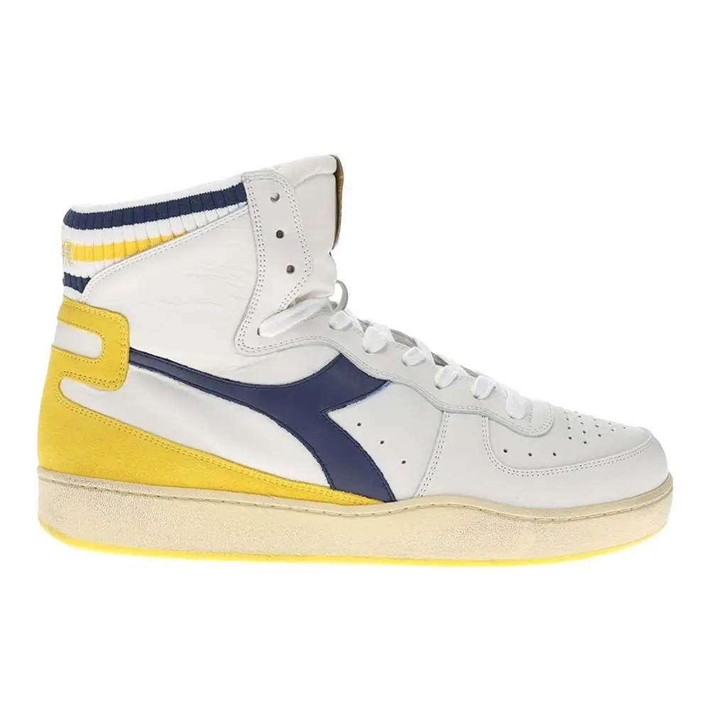 Diadora shoes - diadora Mi Basket Forty Knit Italia High Top - 180900-20006 - White 4