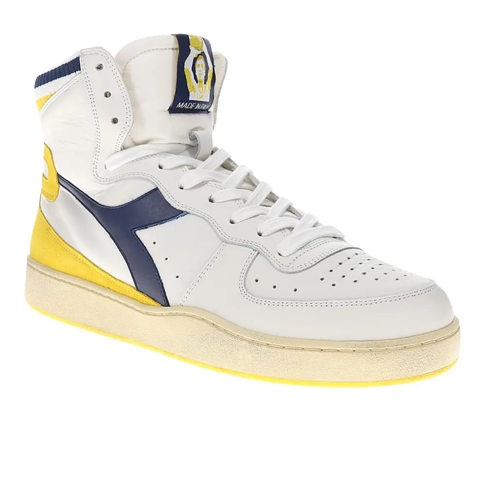 Diadora shoes - diadora Mi Basket Forty Knit Italia High Top - 180900-20006 - White 5