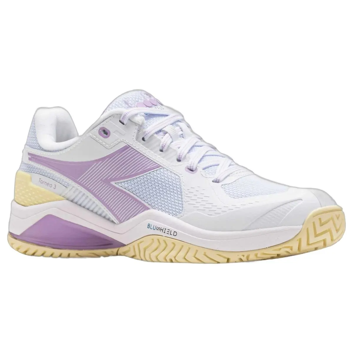 Diadora shoes - Diadora Blushield Torneo 3 Ag - 181467-C6657 - White/Orchid Bloom 3