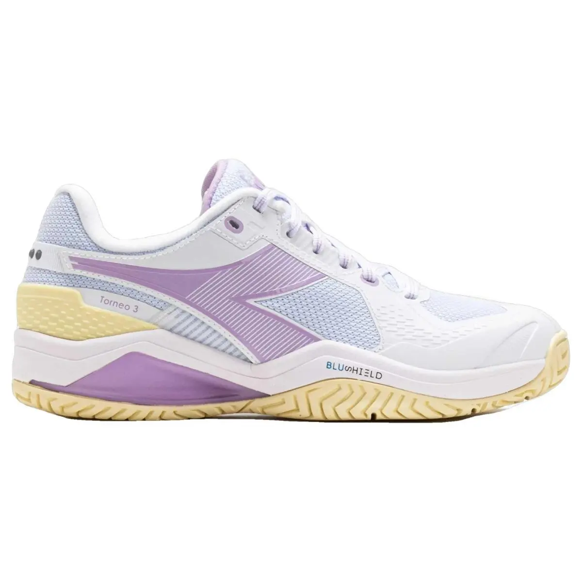 Diadora shoes - Diadora Blushield Torneo 3 Ag - 181467-C6657 - White/Orchid Bloom 6