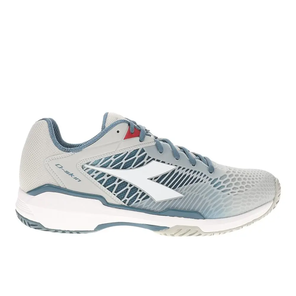 Diadora Speed Competition 7 Plus Ag Tennis Mens Blue Grey White Sneakers Athl