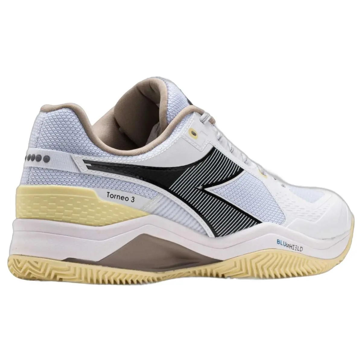 Diadora shoes - Diadora Blushield Torneo 3 Clay - 181468-C0470 - White/Black/Rutabaga 4