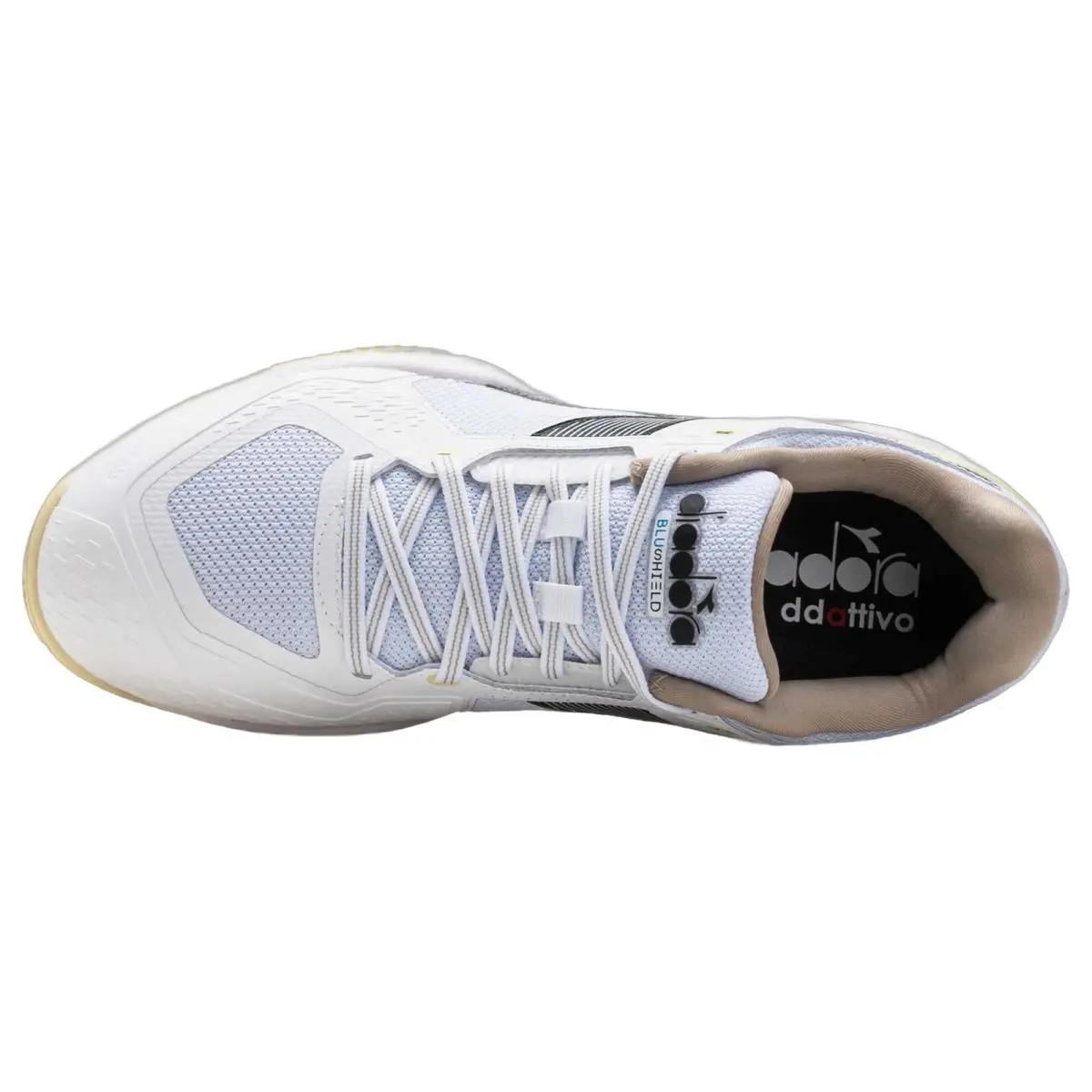 Diadora shoes - Diadora Blushield Torneo 3 Clay - 181468-C0470 - White/Black/Rutabaga 8