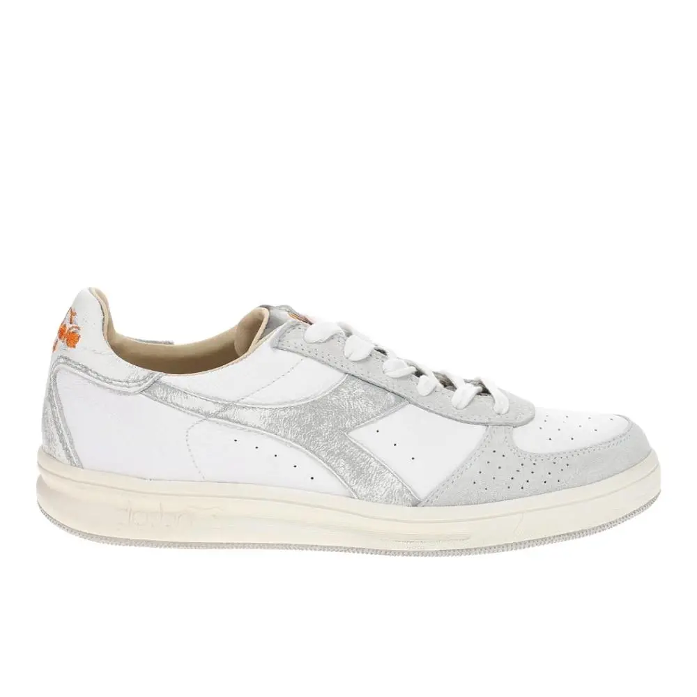 Diadora B.elite Foro Used Italia Lace Up B.elite Foro Italia Lace Up Mens White Sneakers Casual Shoes 18197