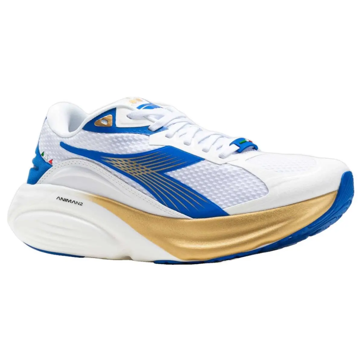 Diadora shoes - Diadora Atomo Star - Atomo Star - 181473-C0497 - White/Royal Blue/Gold 3