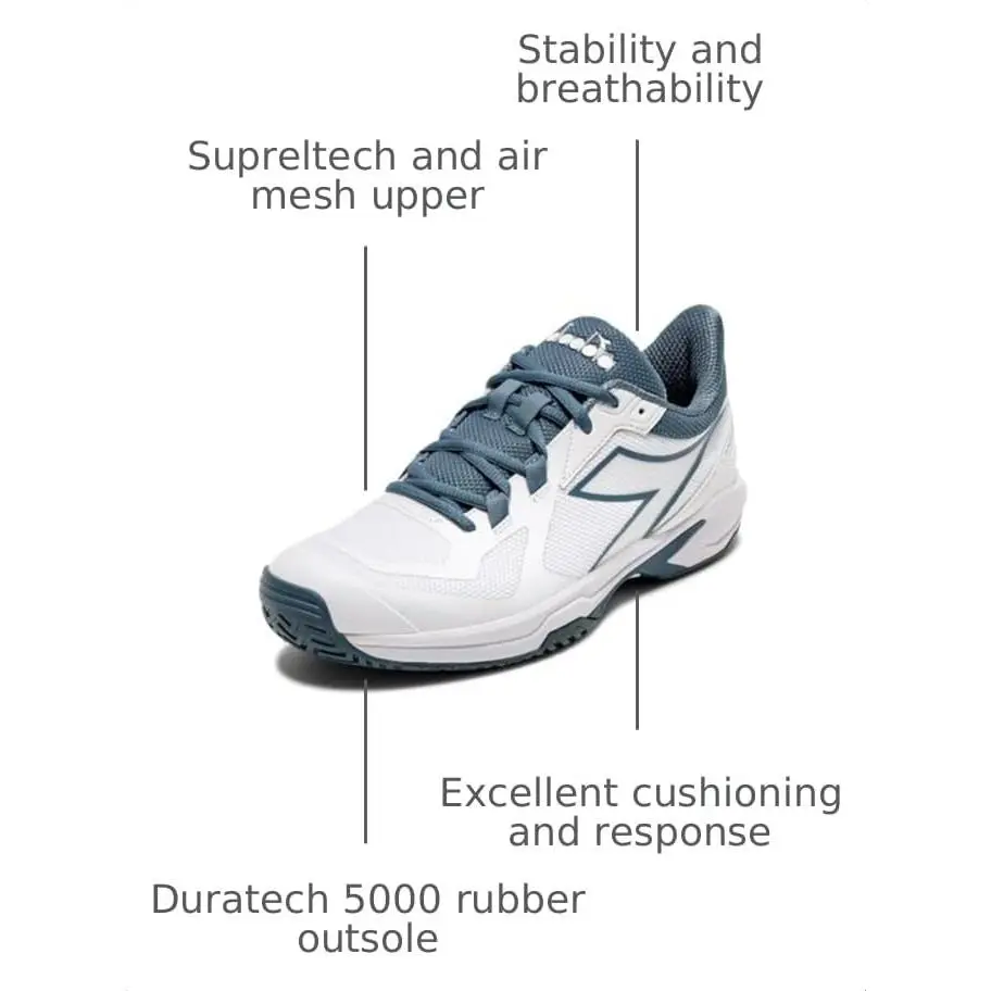 Diadora shoes - 34dc094-ofw - 179104-D0264S23 - white/oceanview 9