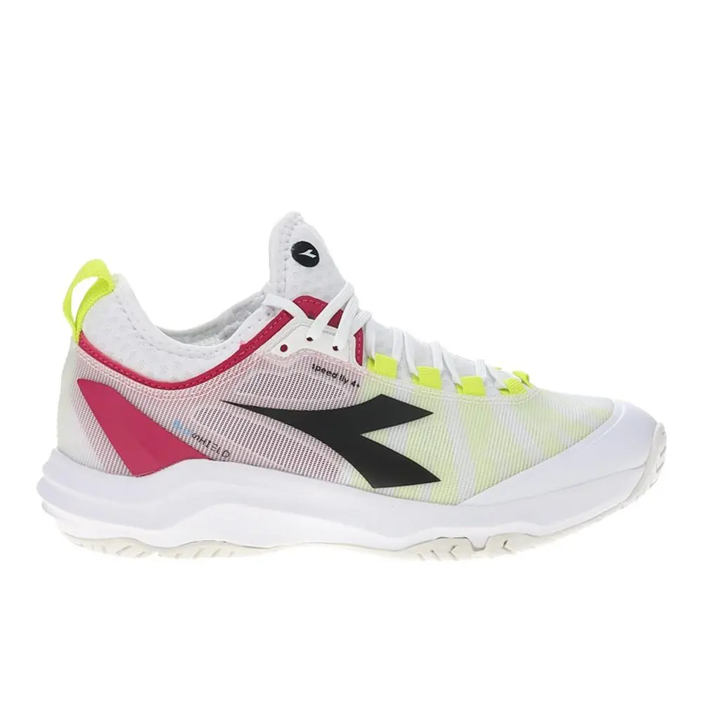 Diadora shoes - diadora Speed Blushield Fly 4 Plus Ag Tennis - 179506-D0617 - White 4