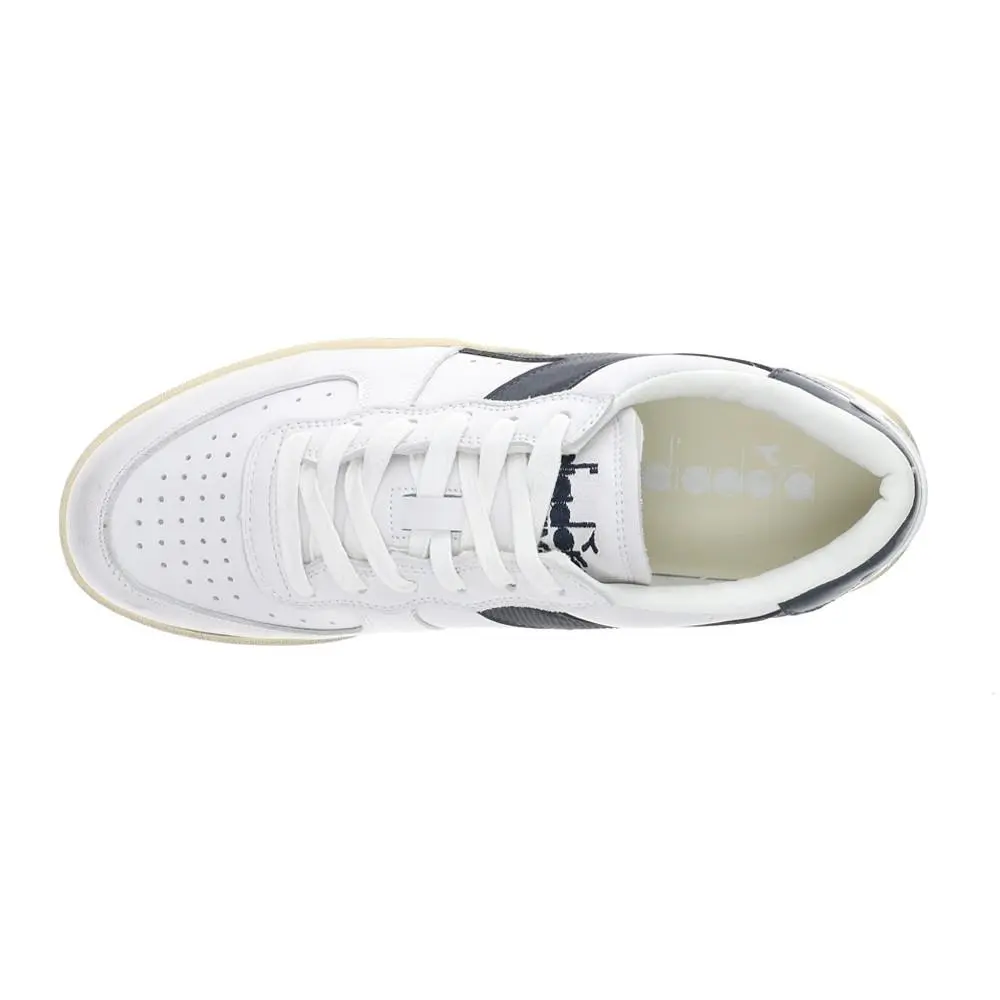Diadora shoes - diadora Mi Basket Low Used Lace Up - 181233-C4656 - White 7