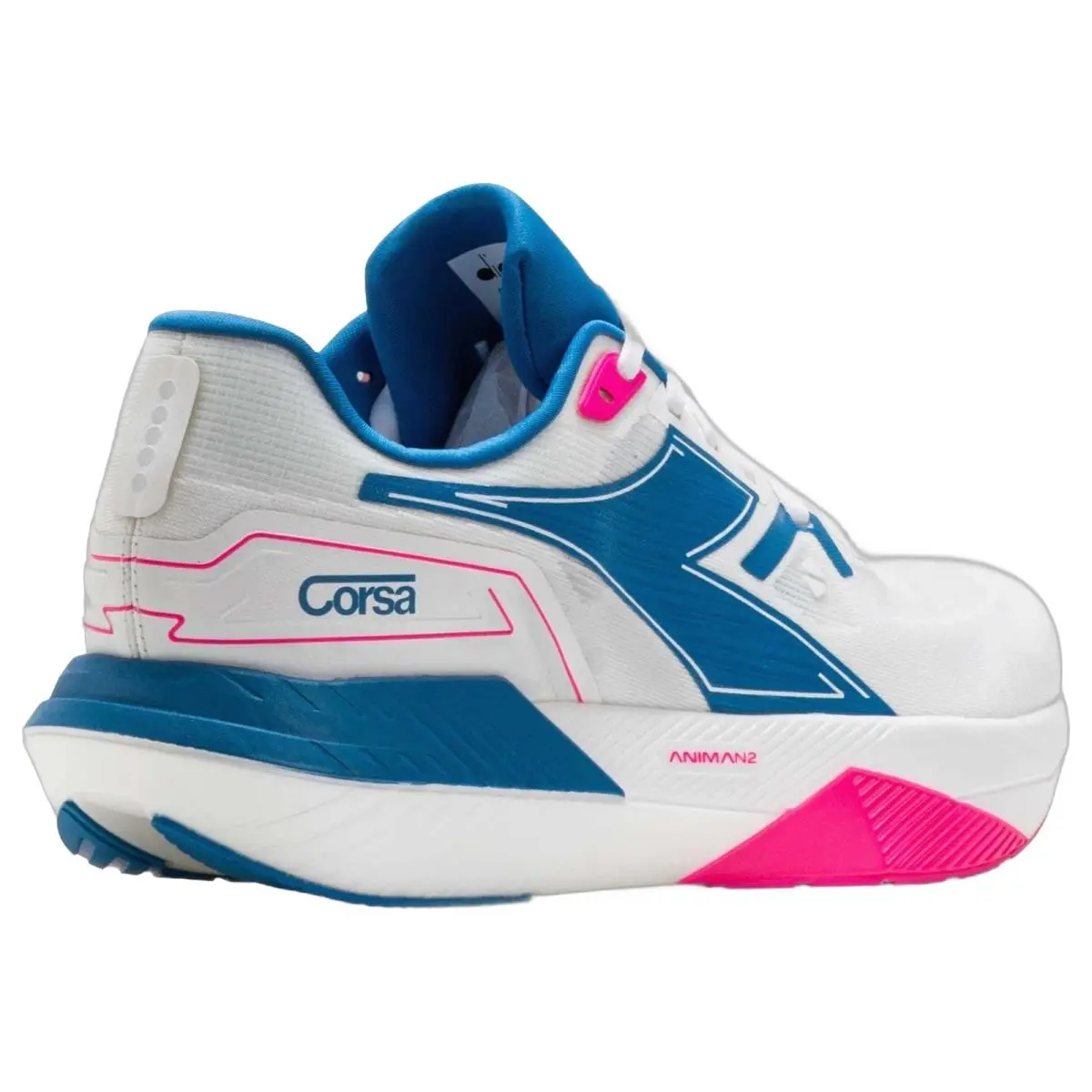 Diadora shoes - Diadora Corsa - Corsa - 183760D1464 - Lucent White/Mediterranean/Pink Fluorescent 4
