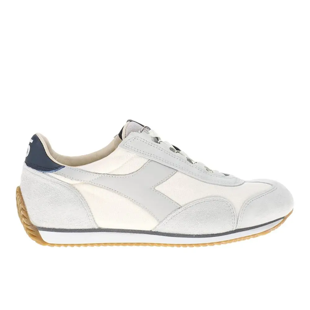 Diadora Equipe H Dirty Stone Wash Lace Up Mens Grey Sneakers Casual Shoes 17473