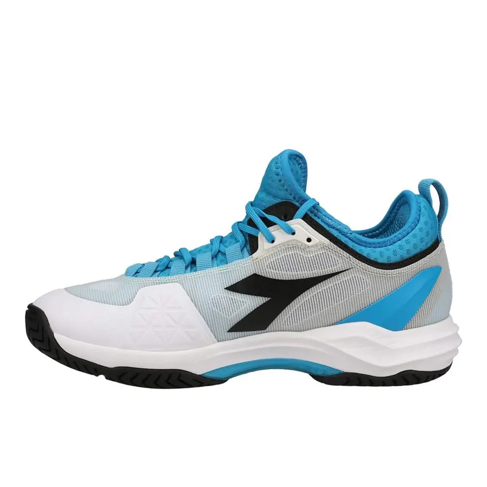 Diadora shoes - diadora Speed Blushield Fly 3 Plus Ag Tennis - 176949-C9811 - Black, Blue, White 1