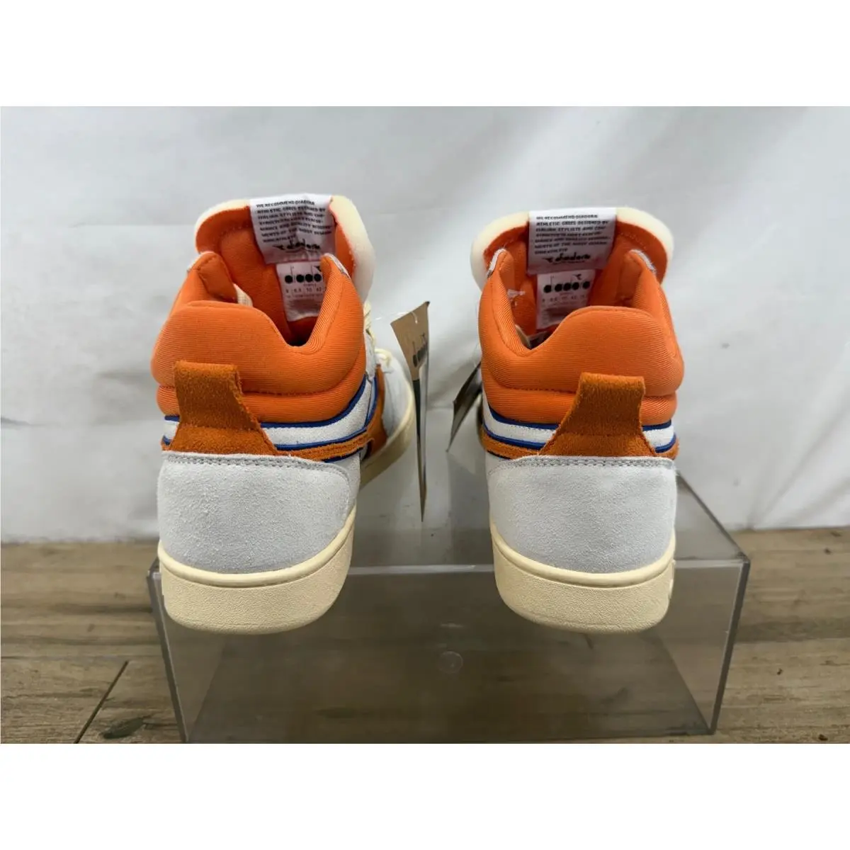 Diadora shoes - Magic Basket Demi Cut Sued - White 2