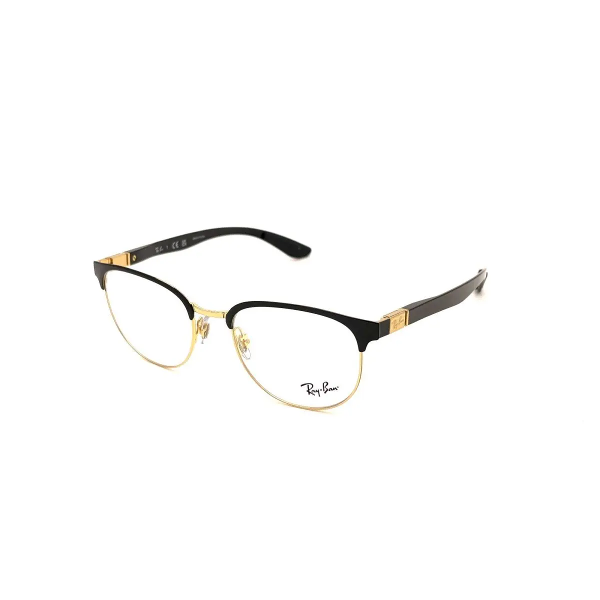 Ray Ban Tech RB8422 2890 Black Gold Carbon / Clear Lens 52mm Eyeglasses RX8422 by Ray-Ban