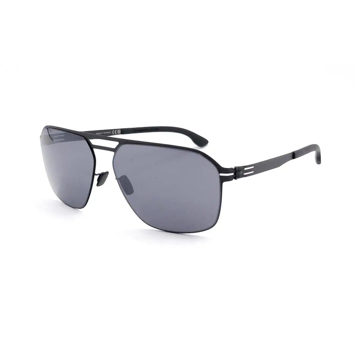 ic Berlin IC0214 Rasmus Sunglasses Col. Black / Gray Lenses Size 62 by ic! berlin