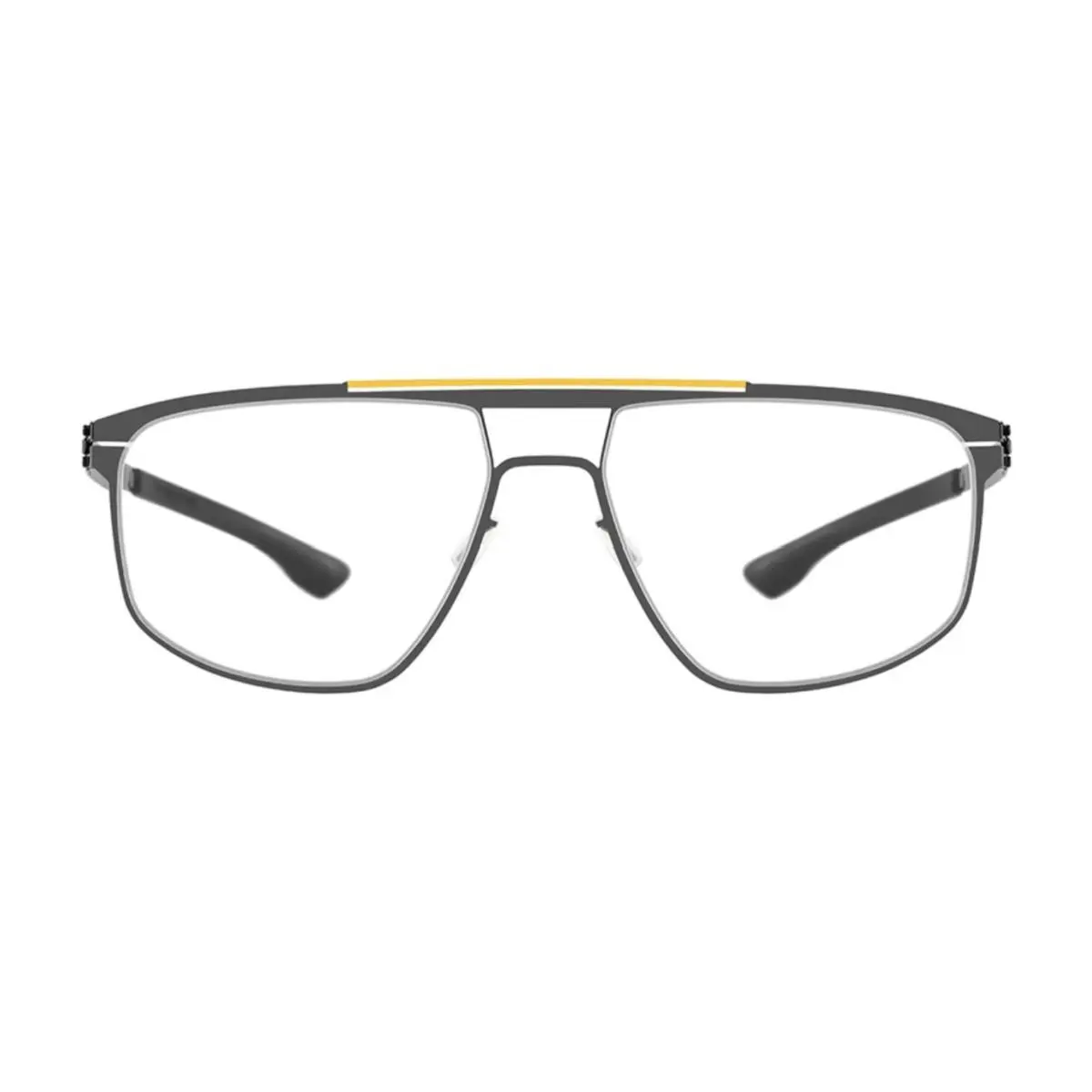 ic Berlin IA5001 Amg 08 Eyeglasses Col. Yellow Bridge-gunmetal Size 56 by ic! berlin