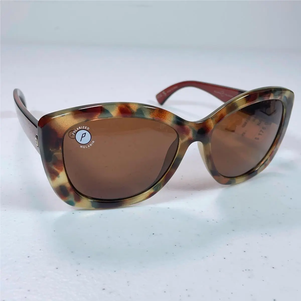 Electric Sunglasses Gaviota Brown Red Tortoise Cat Eye 58-18 140