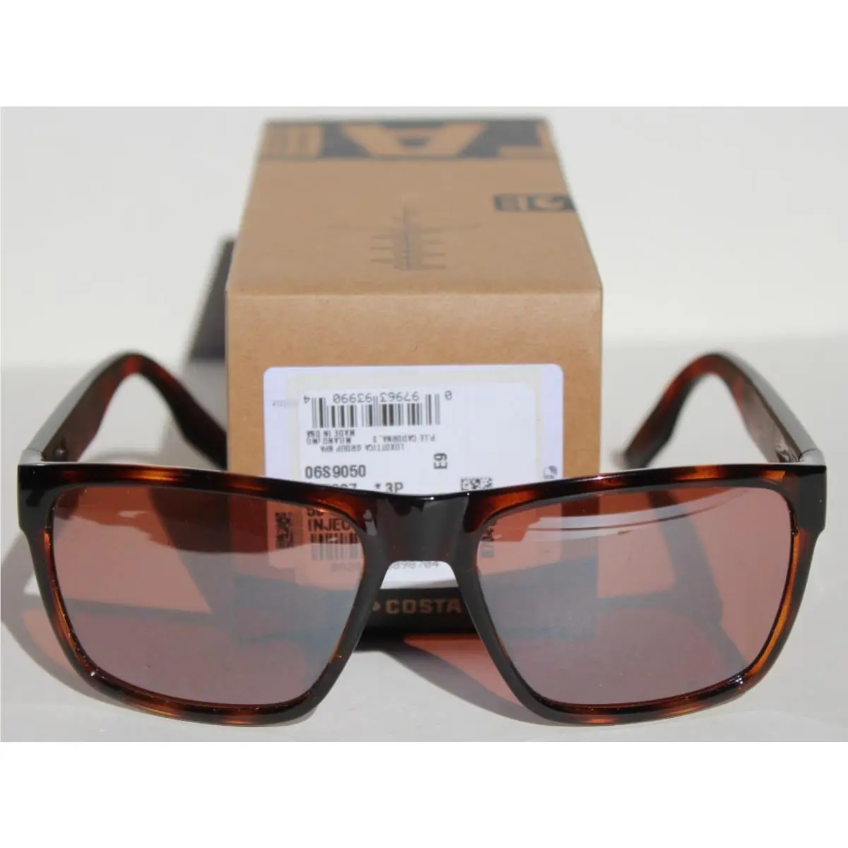 Paunch XL Polarized Sunglasses Tortoise/copper Silver Mirror 580P by Costa Del Mar