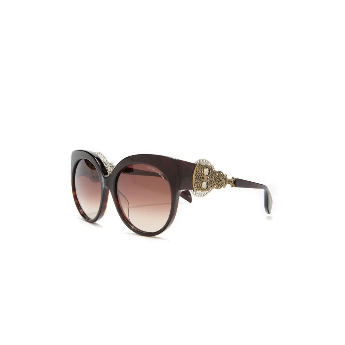 Alexander Mcqueen 59mm Crystal Skull Accented Cat Eye Sunglasses by Alexander McQueen