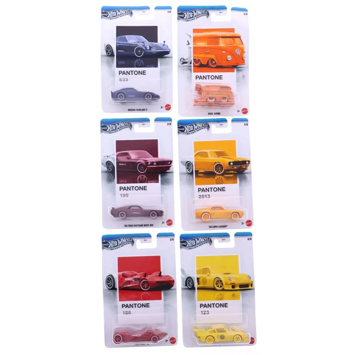 Hot Wheels Silver Series Pantone Sets - Pantone