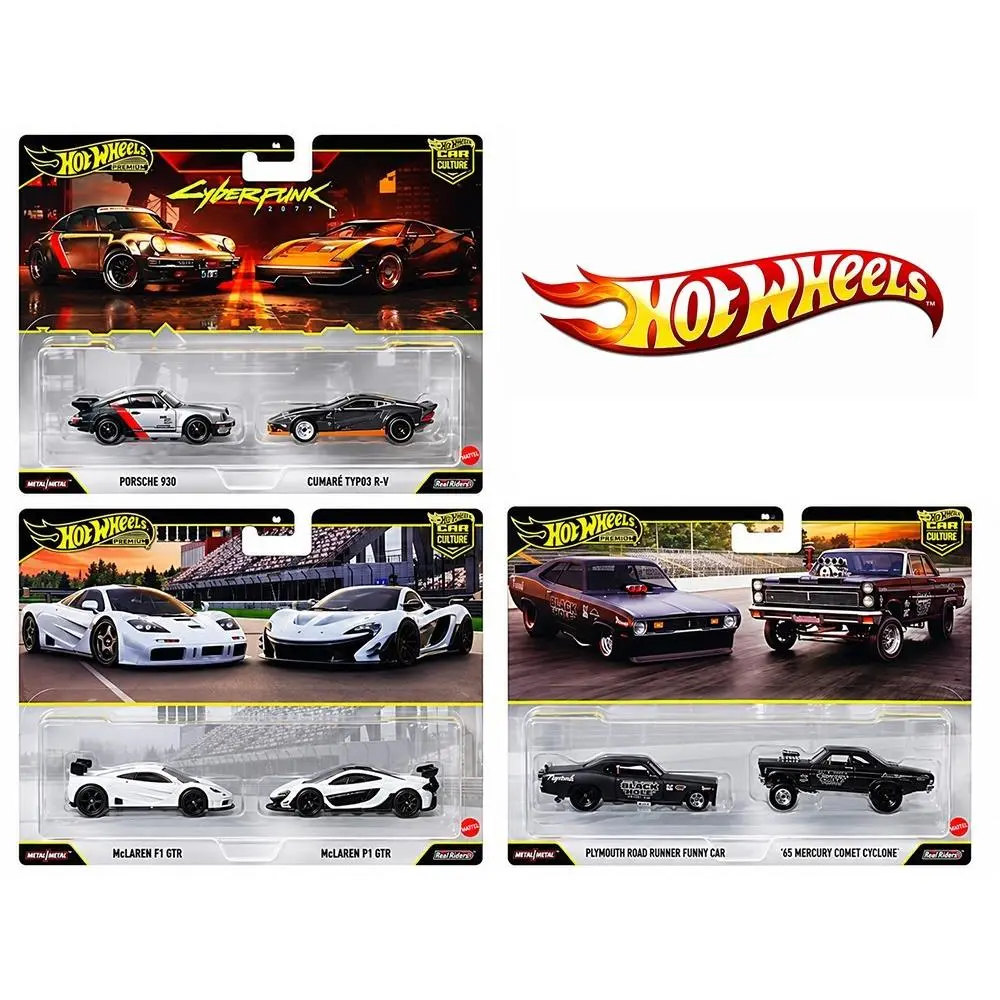 Hot Wheels 2 Pack Set of 3 Porsche 930 Mclaren Set and Black Hole Set HBL96-956